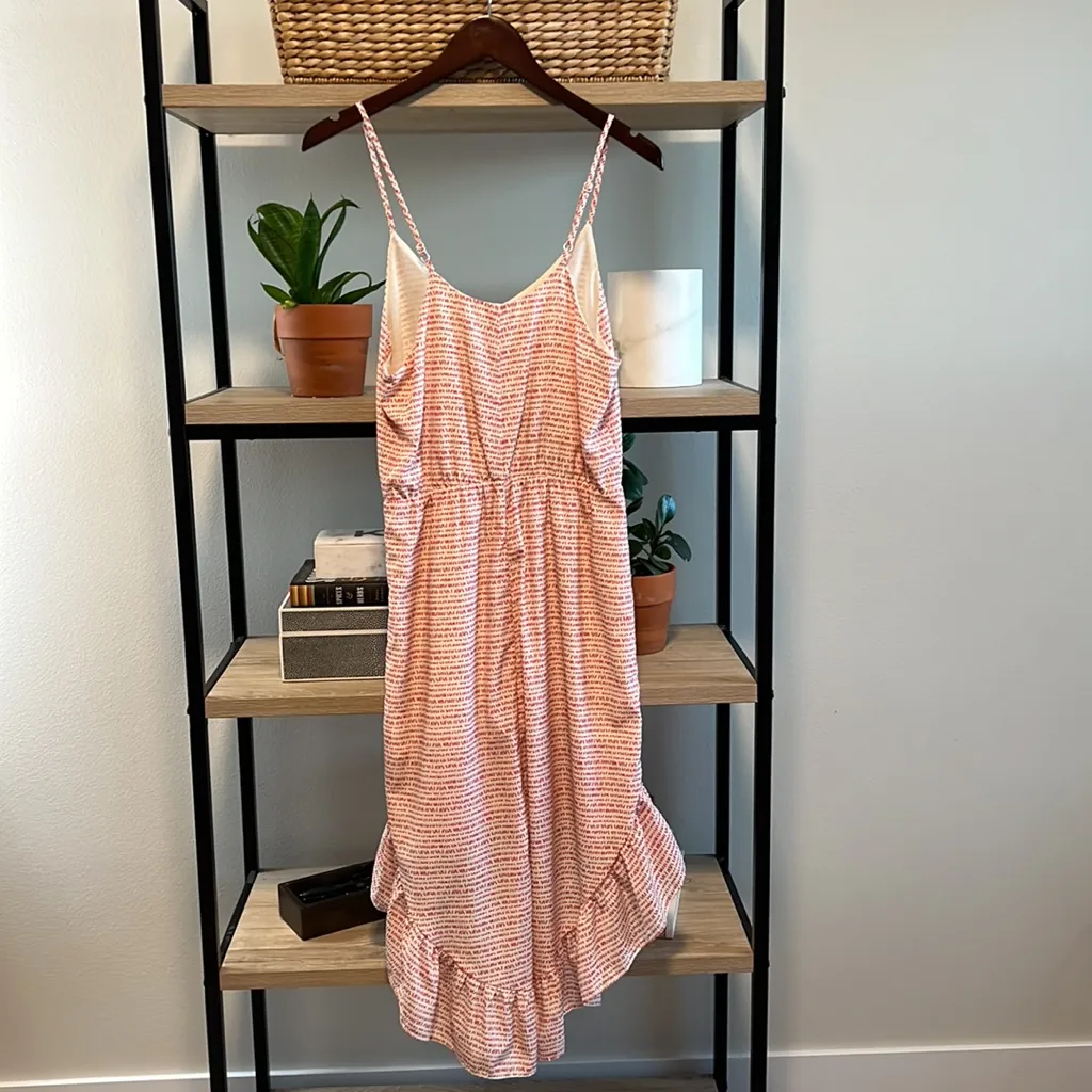 MM Couture by Miss Me Spaghetti Strap High Low Ruffle Hem Dress, M - Image 5