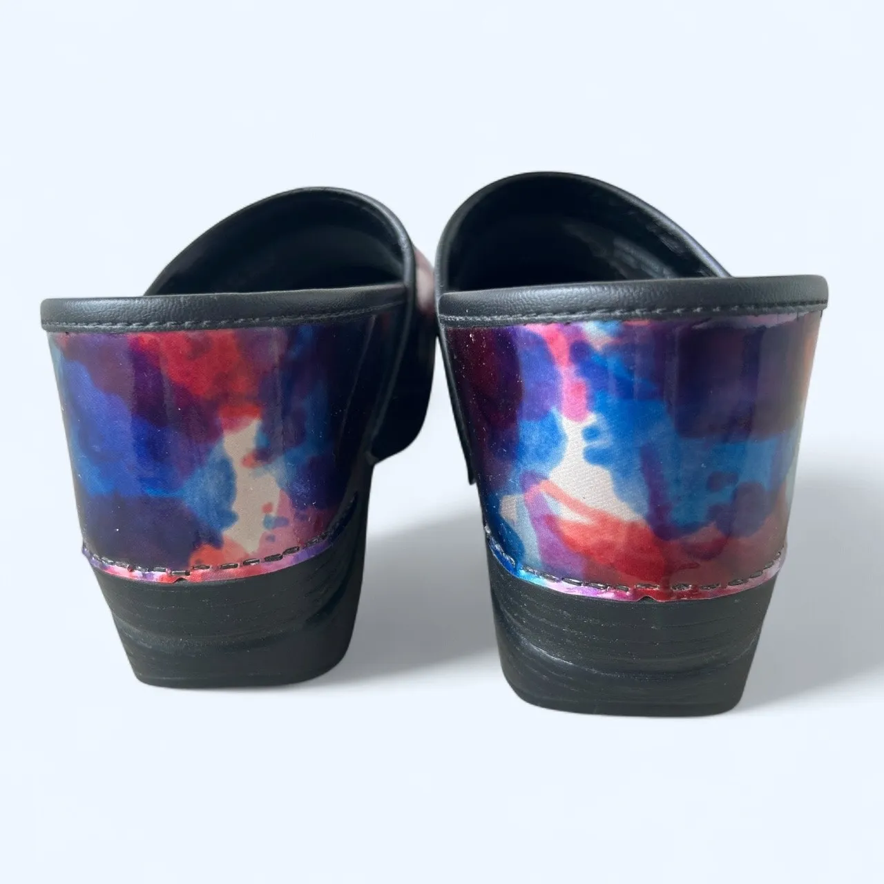 Dansko Professional Clogs Watercolor Patent Leather Size 41 EU (US 10.5–11) - Image 6