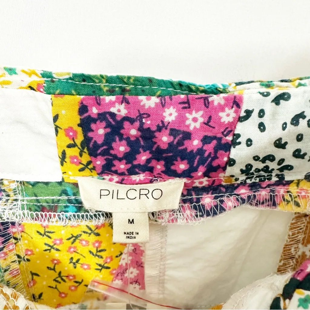 NWT Anthropologie Patchwork Button Boho Western Down Cami Tank Top - Image 8