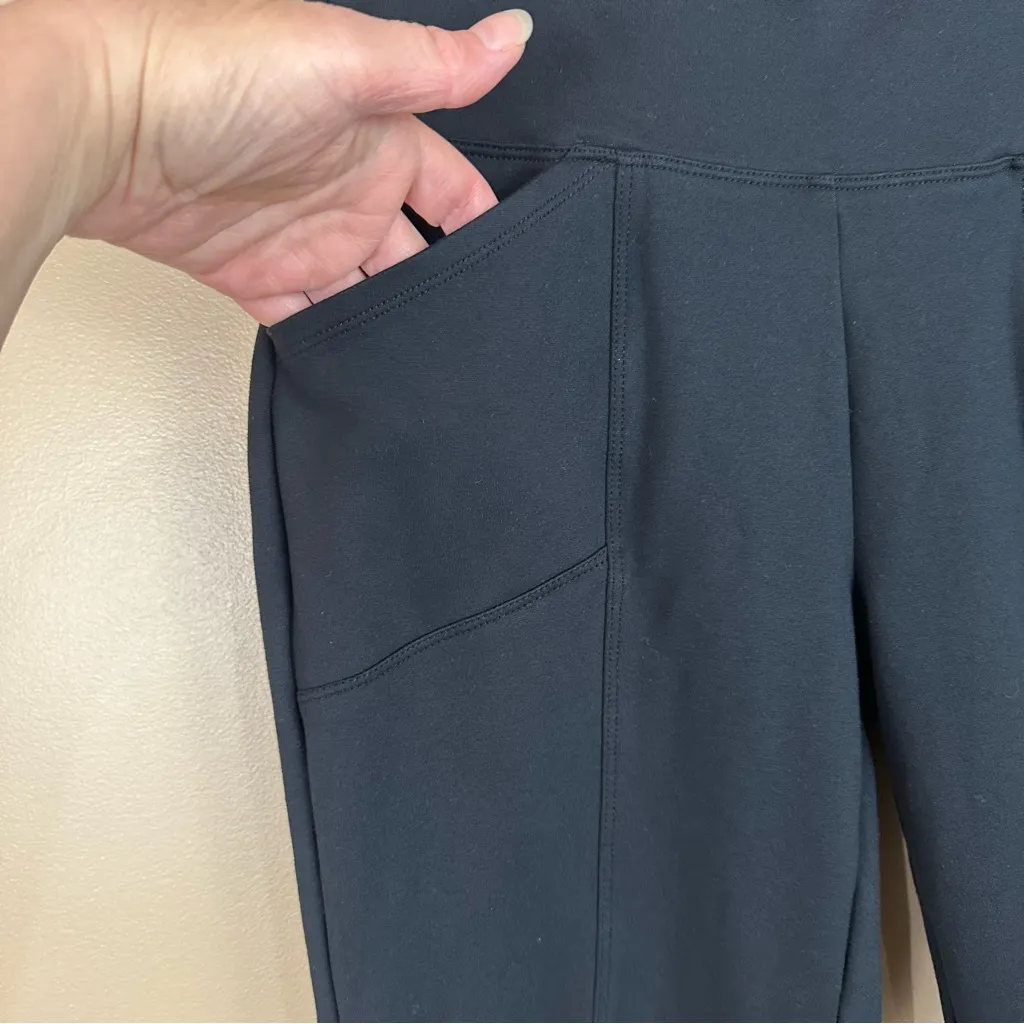 Balance Collection Black Wide Waistband Leggings Large - Image 3