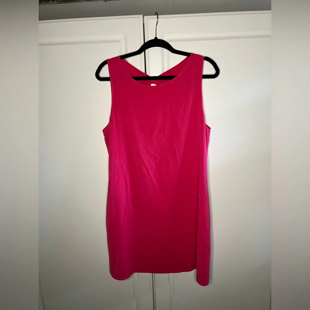 Alice + Olivia  Trina Bow Back Silk Shift Dress - Image 4