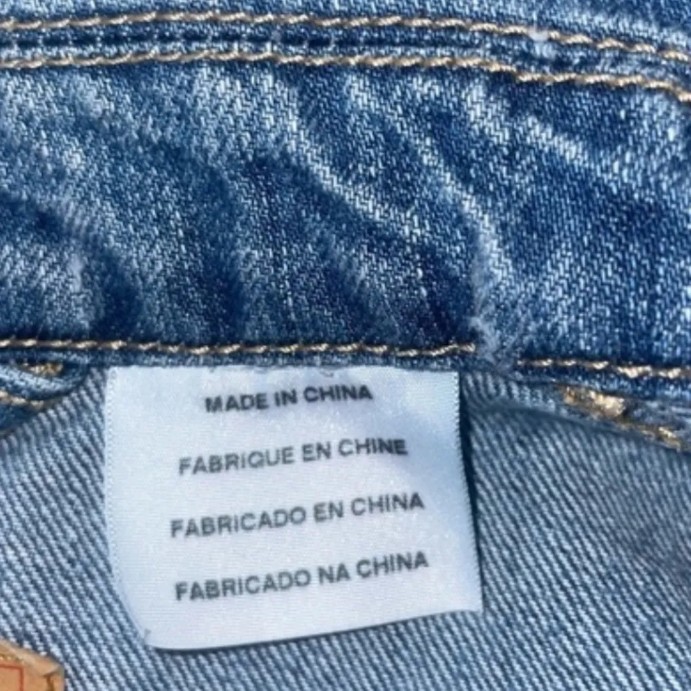 Levi's Jeans Jacket & Coat‎ women’s denim size X-Small tucker blue cuff … - Image 8