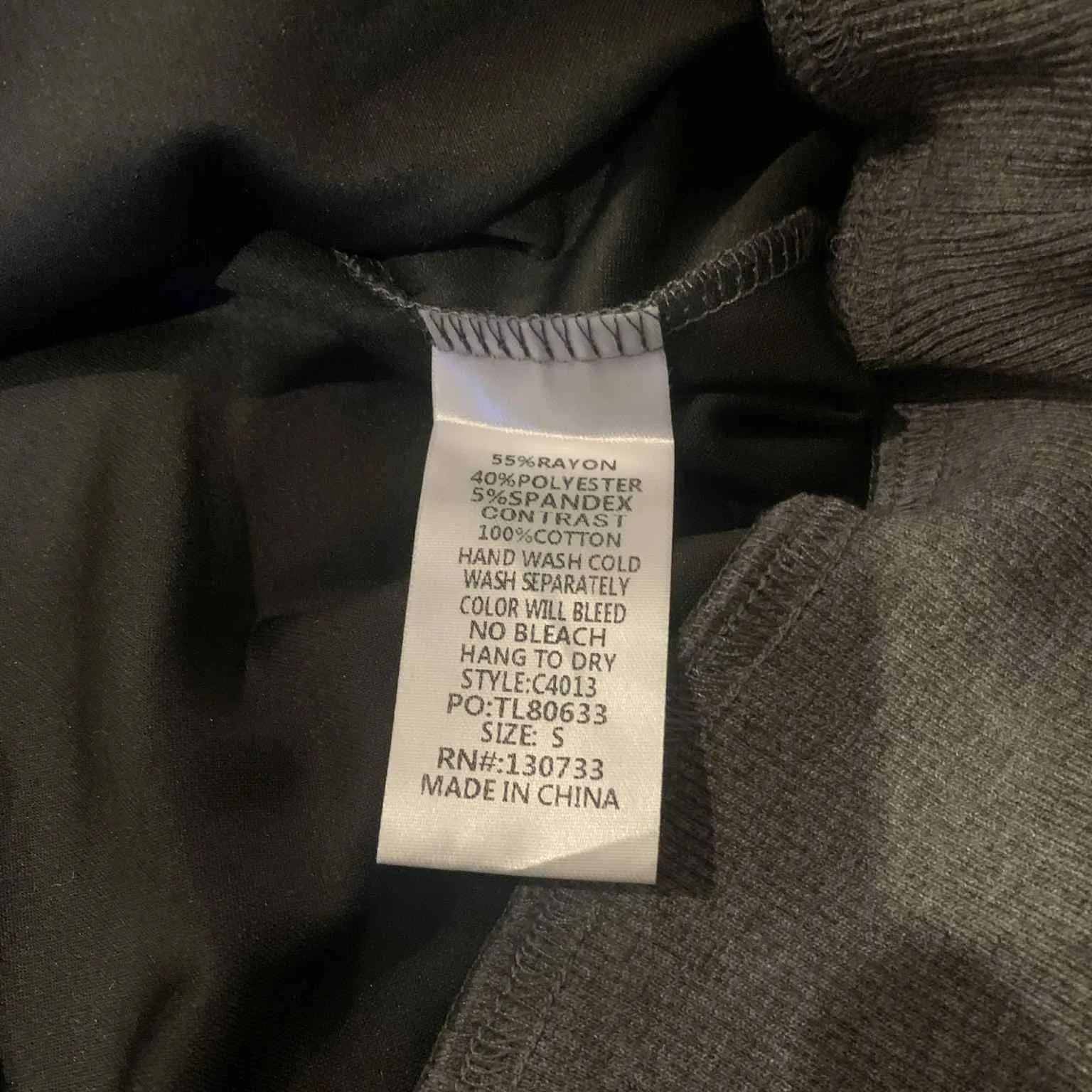 ​Umgee S Short Sleeve Quarter Zip Pullover Sweatshirt Athleisure Crop Dark Gray - Image 7