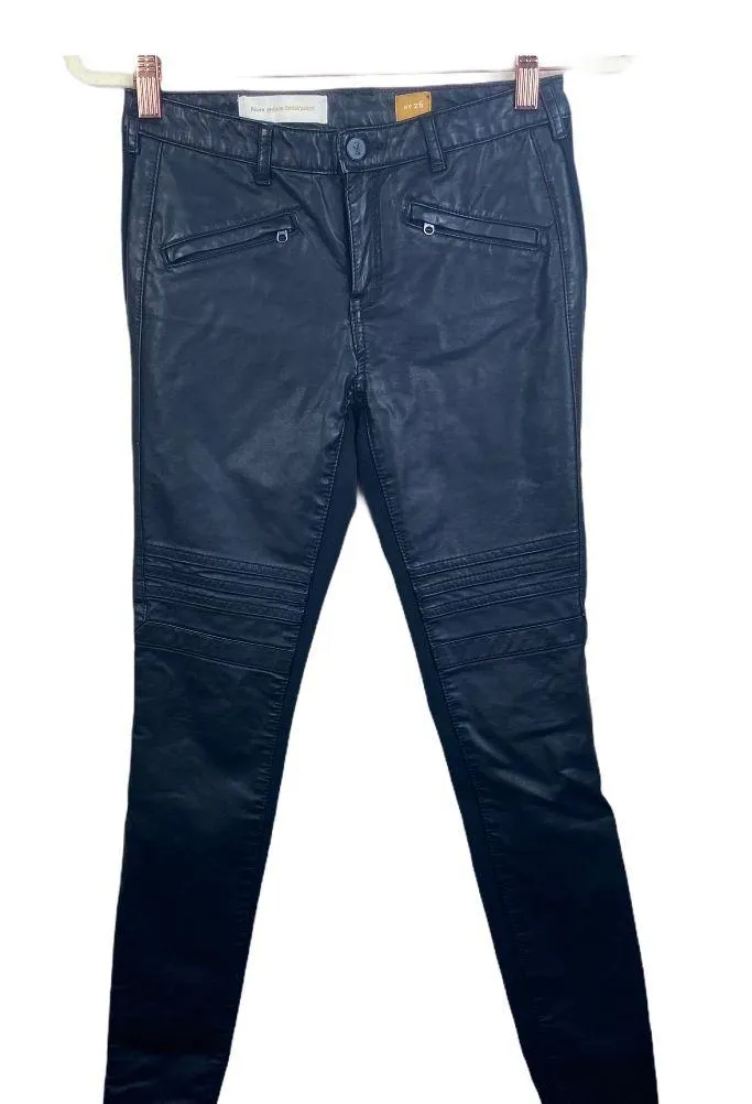 Pilcro Leather Moto Pants - Image 2