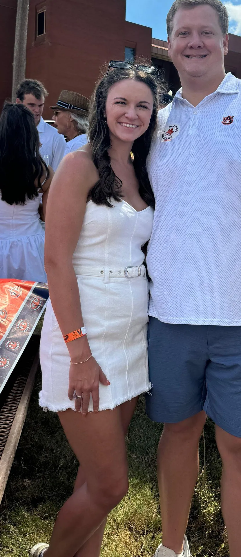 White Denim Dress - Image 4