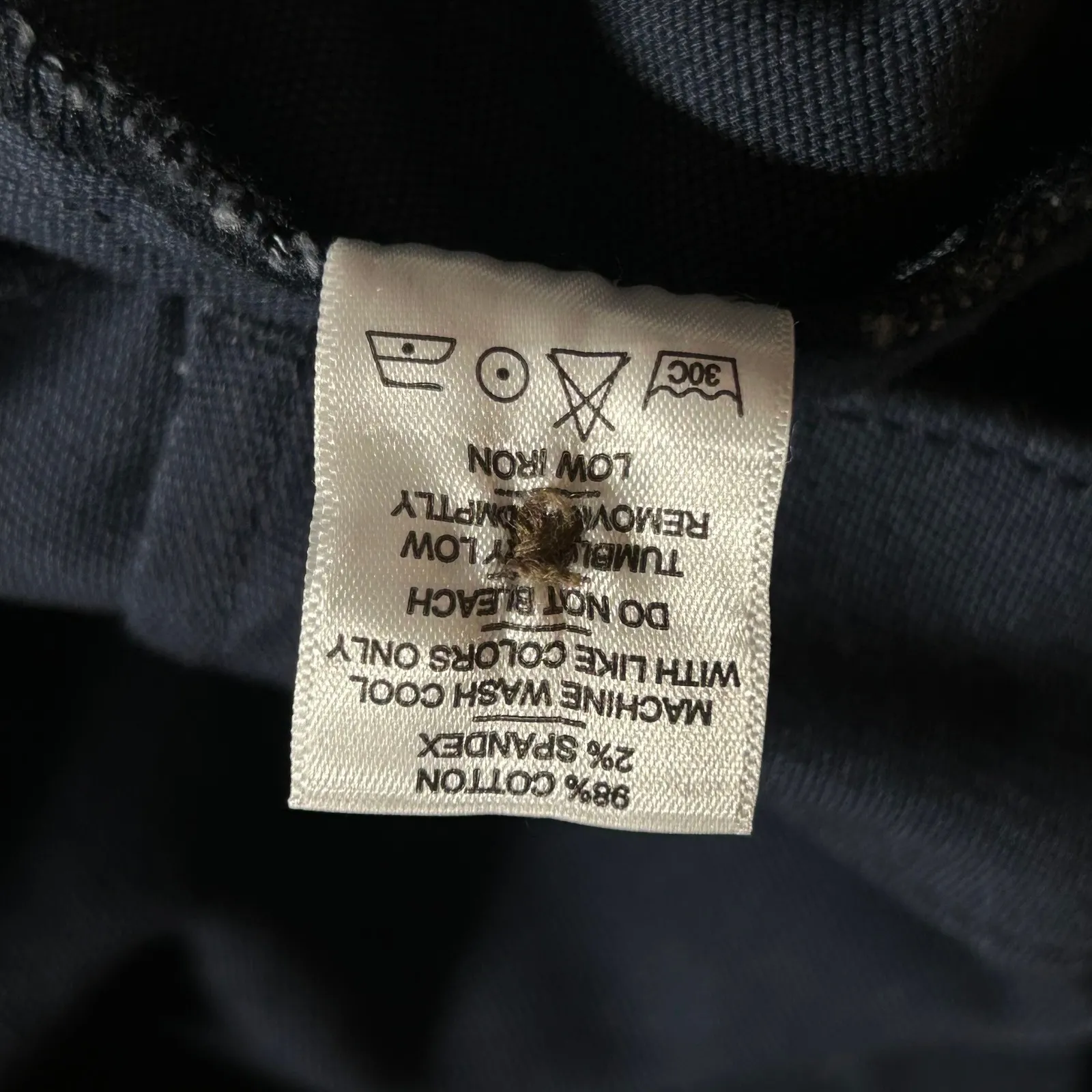 American Giant Women's Navy High Rise Wide Leg Patch Pocket Pants 6 NWOT Blue - Image 8