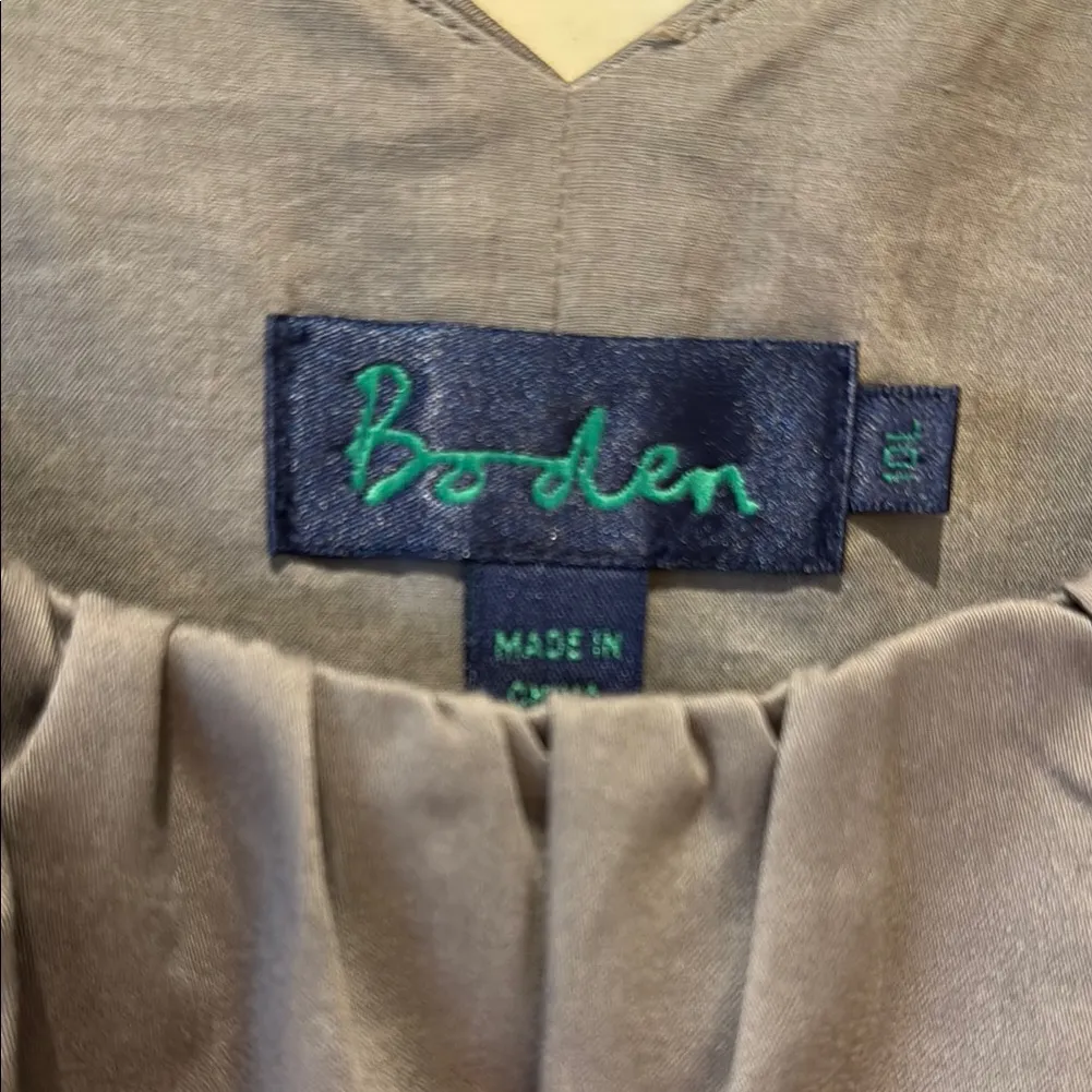 Boden Elegant Gray and Black Dress Size undefined - Image 2