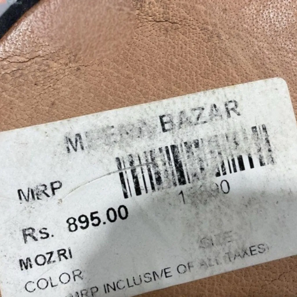 Mojari Women’s Black Embroidered Slip - Image 6