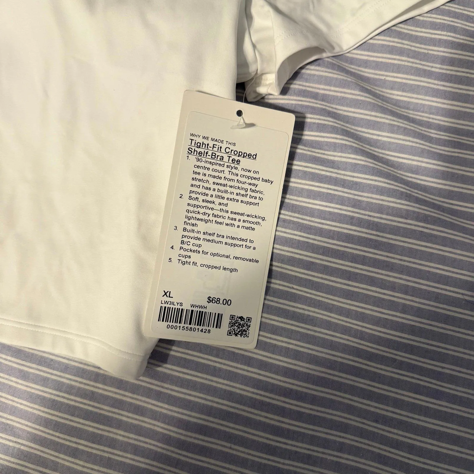 Lululemon  Athletica Tight-Fit Cropped Shelf-Bra Tee - Image 2