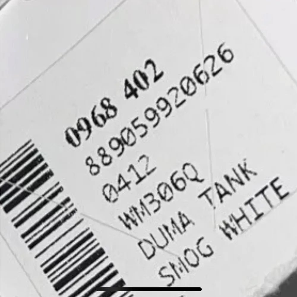 All saints duma smog white pleated asymmetrical cotton blend tank Sz xs - Image 5