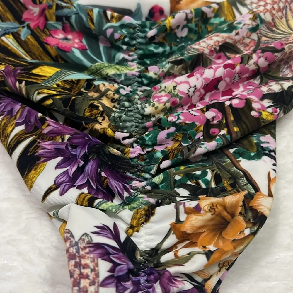 Christian Lacroix Bikini Bottom Cheeky Thong Bathing Suit Swiminista Tropical - Image 6