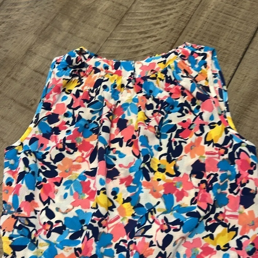 Juicy Couture Womens Floral Waterfall Print Midi Dress Multicolor - Image 2