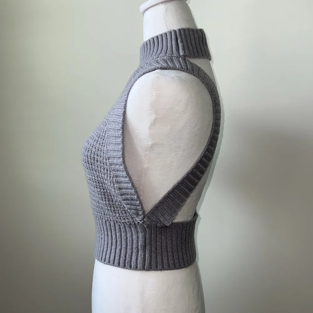 NWOT Sweater-knit Mock Neck Top - Image 3