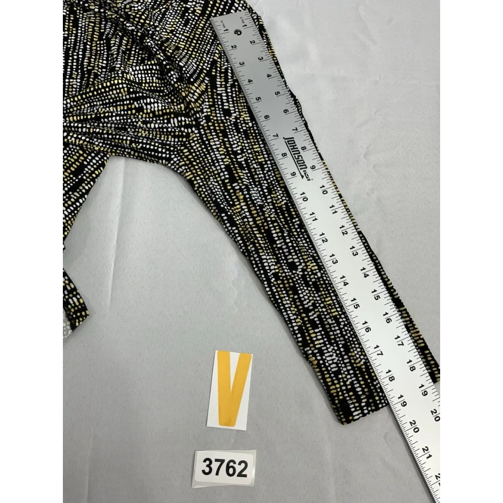 Womans JM Collection Medium Multicolor Scoop Neck Long Sleeve Pullover Blouse - Image 7