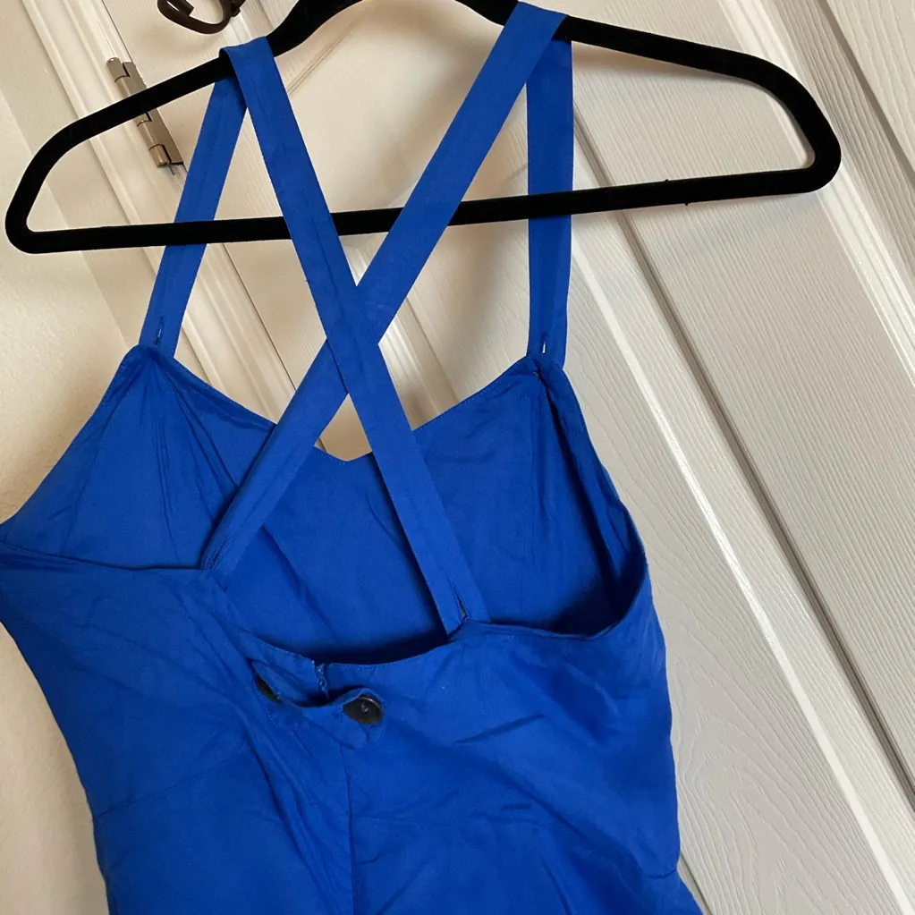 Free People woman’s blue romper dress size 2 - Image 11