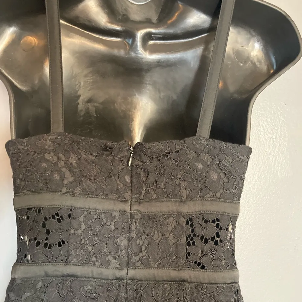 Express black lace piped sleeveless sheath dress - Image 6