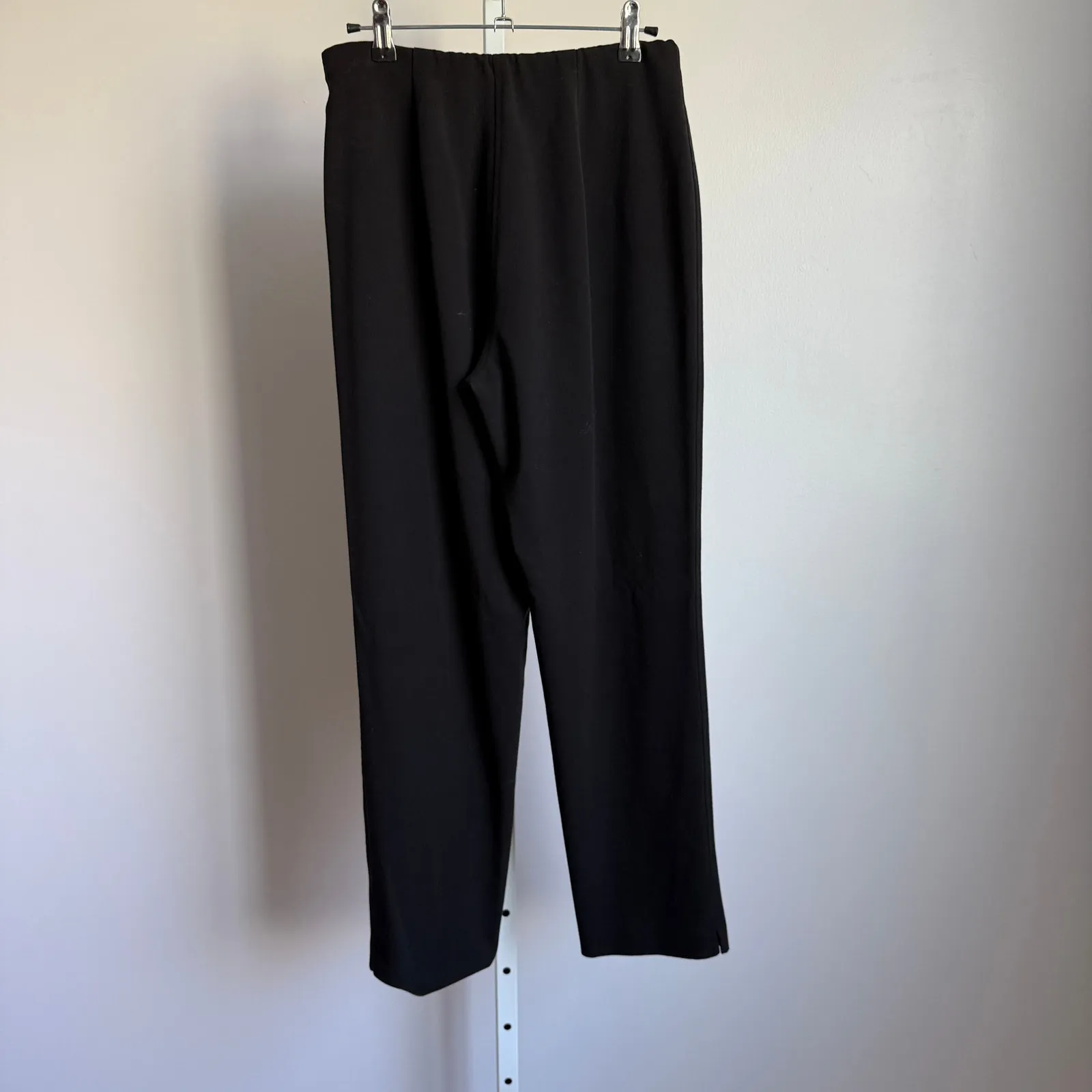 Sigrid Olsen‎ Essentials sz 6  Black Pull-On Tapered Pants - Image 8