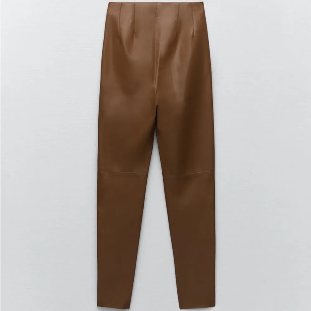NWT Zara Faux Leather High Waist Leggings - Image 5