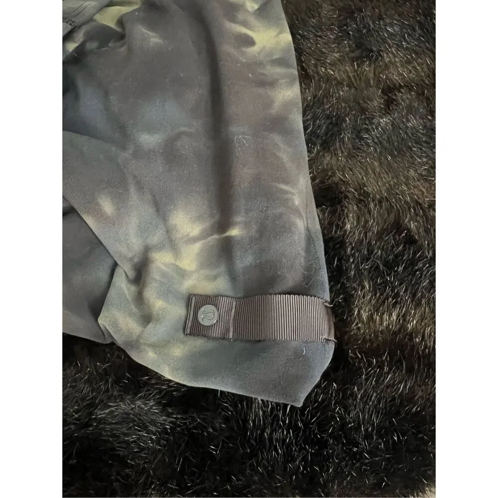 Lululemon Scarf Womens One Size Vinyasa Infinity Wrap Gray Camo Snap Athleisure - Image 3