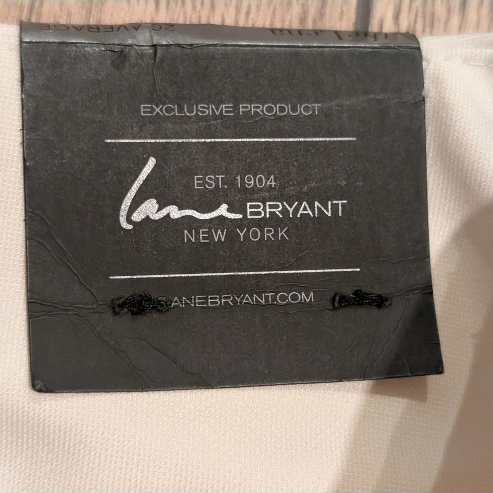 LANE BRYANT Plus 26 4X Curvy Fit Lena Wide Leg Cream Dress Pants NWT NEW - Image 4