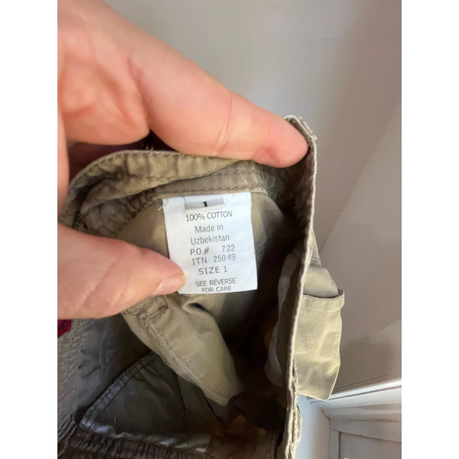 Y2K Paris Blue Low Rise Wide Leg Tan SoulMate Buckle Hem Pants Size 1 - Image 12