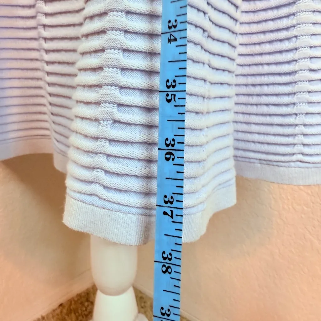 Ted Baker London‎ Nadyne Ottoman Ribbed Fit & Flare Dress in Light Blue. - Image 10