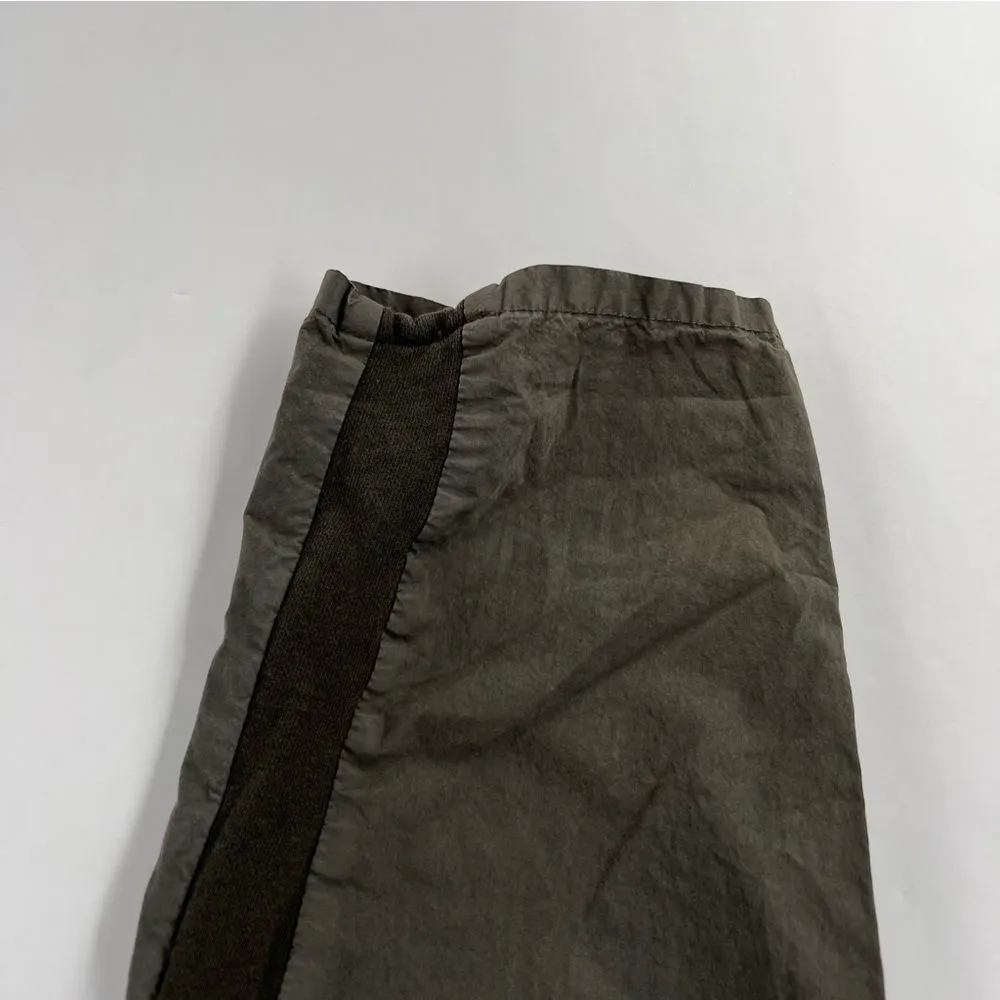 James Perse Mixed Media Parachute Pant Relaxed Fit Pull On Tapered Utility - Image 9