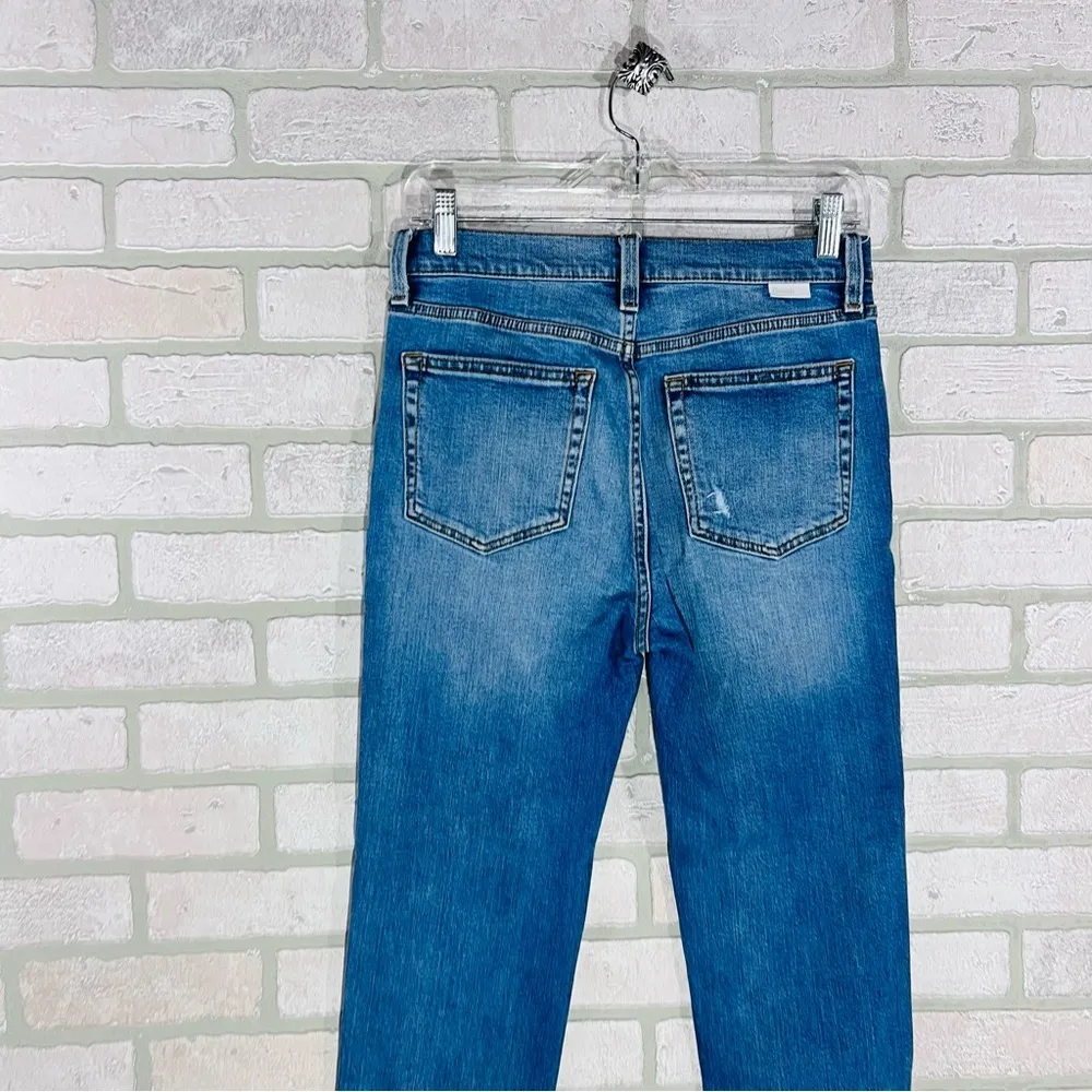 Boyish Dempsey Ripped Straight Leg Jeans in Claire’s Knee Wash Size 26 - Image 8