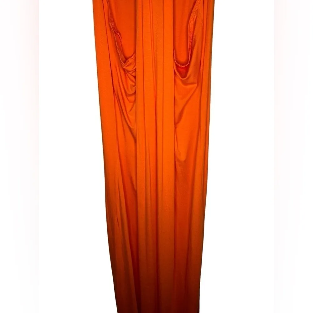 Fabletics Neema Maxi Dress Size XL Monarch Orange - Image 8