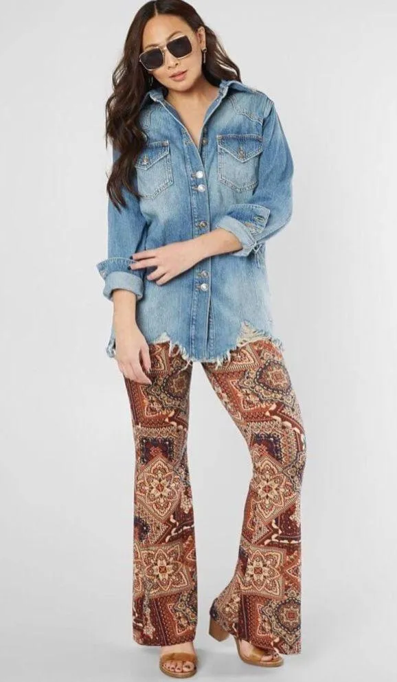 MOONCHILD SHIRT DENIM 100% Cotton Jacket sz M - Image 6