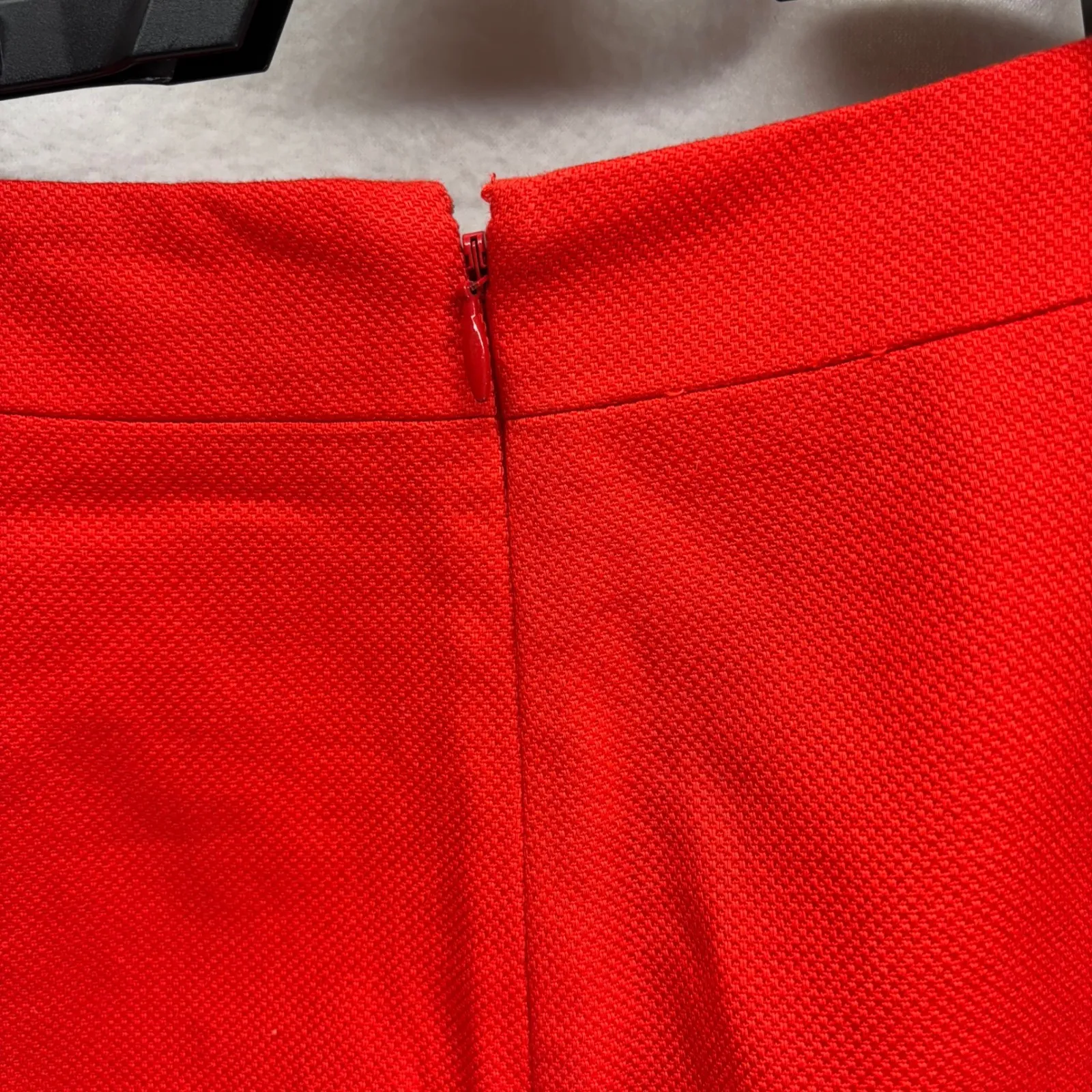 J.Crew Red Lace Trim Mini Skirt‎ Size 6 - Image 6