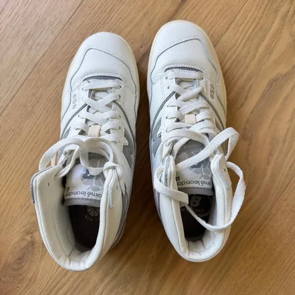 New Balance x Aimé‎ Leon Dore 650R 2022 in ‘Silver’ White Size 9.5 - Image 5