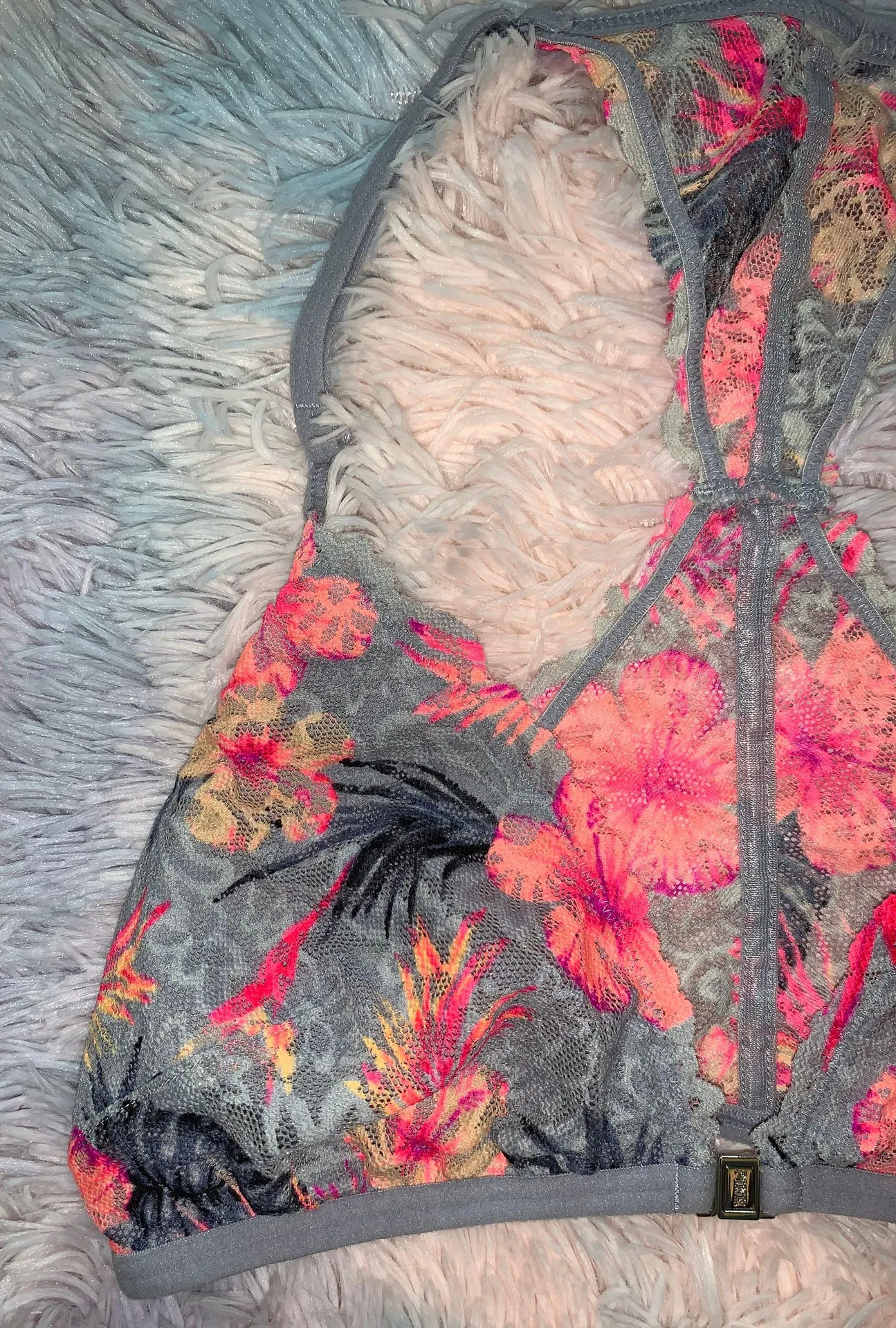 PINK Victoria's Secret Floral Bralette - Image 4