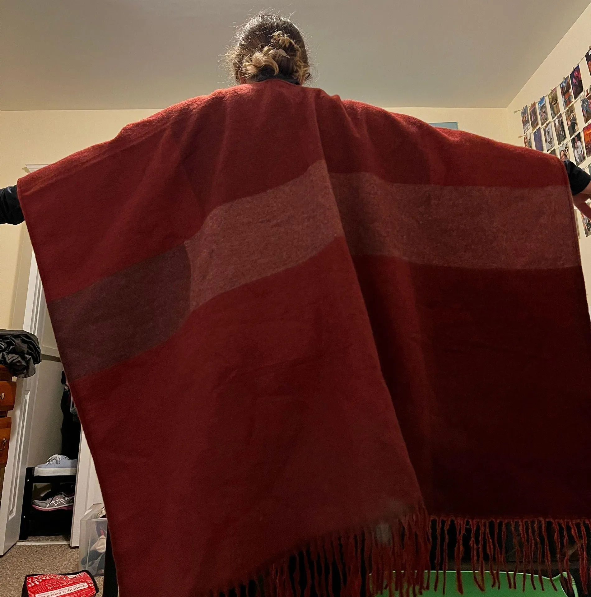 Woolrich Oversized Blanket Scarf Cardigan  - Image 3