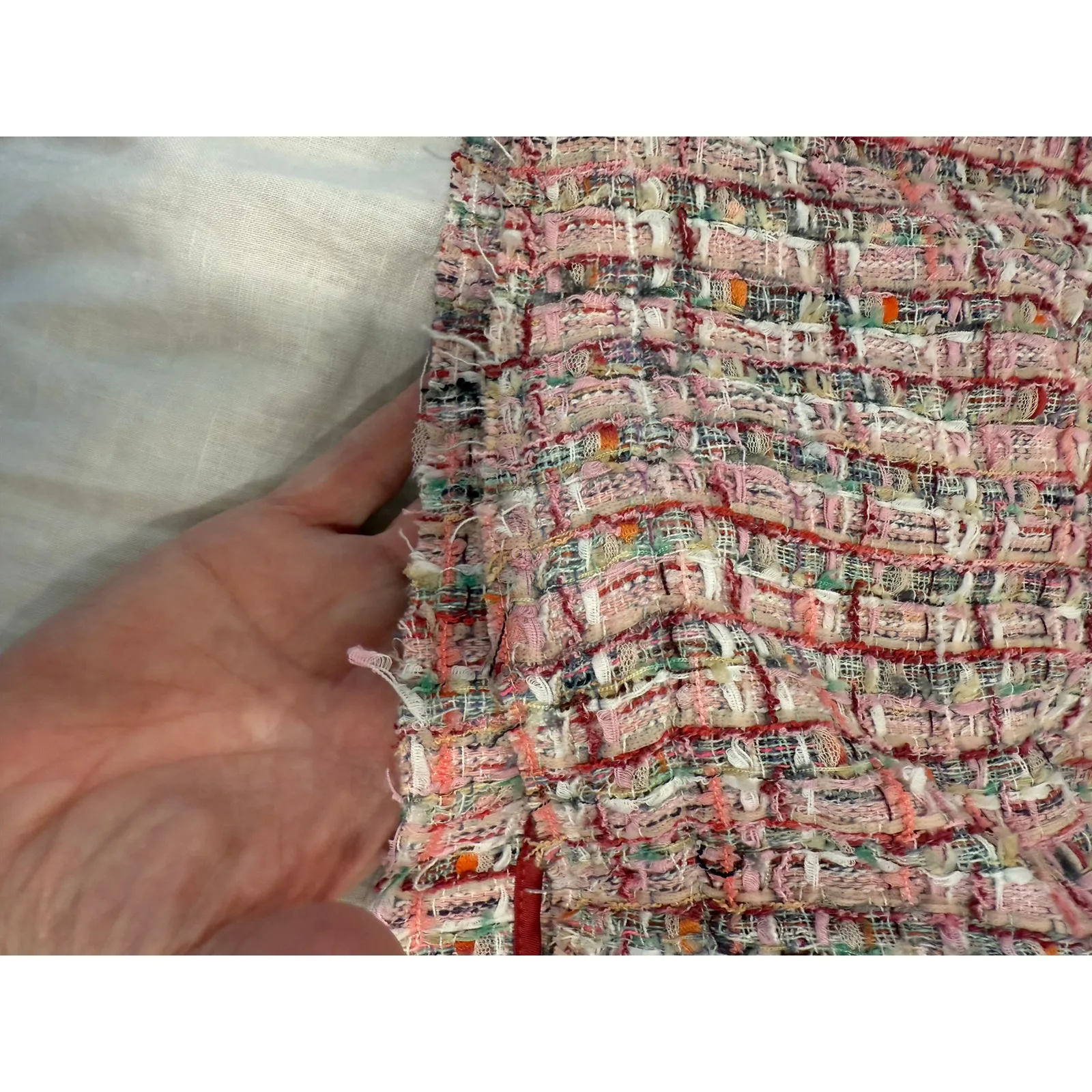 Avec Les Filles Tweed Shacket Jacket Multicolor Women's Size Small Petite - Image 9