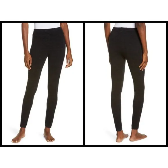 đź’•BAREFOOT DREAMSđź’• CozyChic Ultra Lite Leggings ~ Black Large L NWT - Image 2