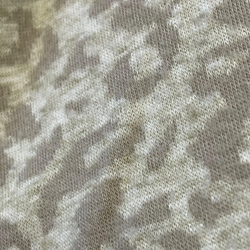 Saturday Sunday by‎ Anthropologie Leopard Print Crewneck Top Women's Size XS Tan - Image 6