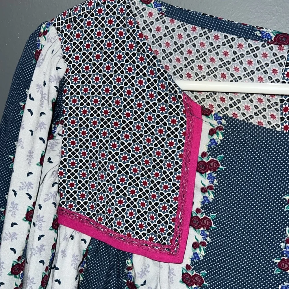 Matilda Jane size small 3/4 sleeve moments with you a quick getaway blouse - Image 6