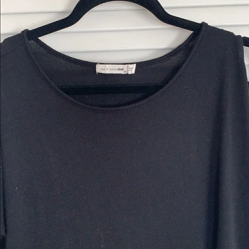 Rag and Bone  Jean Mia Split Sleeve Tee - Image 7