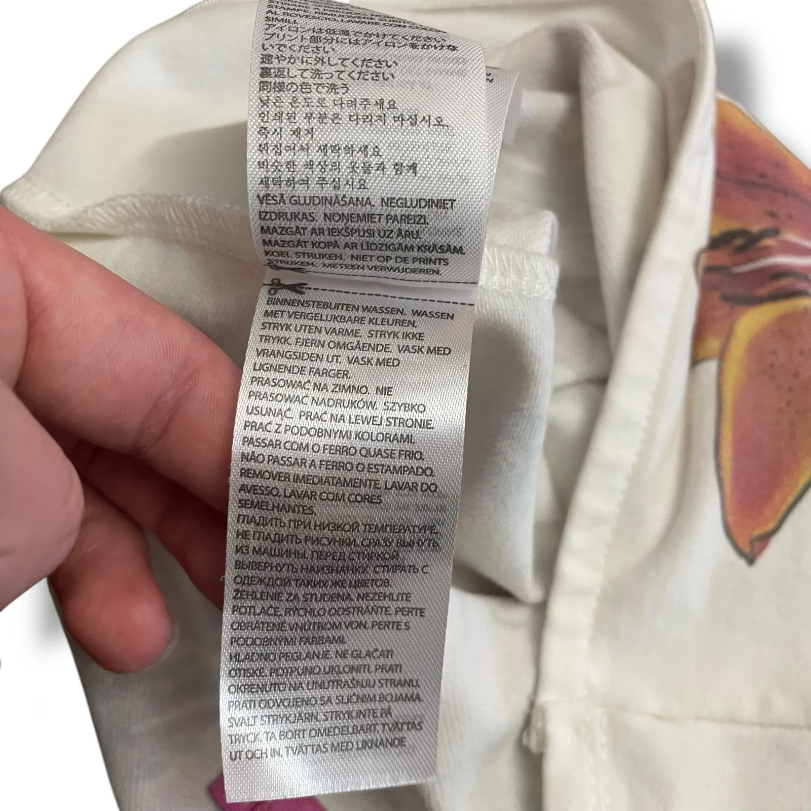 Edikted Lily Floral Butterfly Tube Top White Stretch Strapless Y2K Aesthetic XS - Image 6