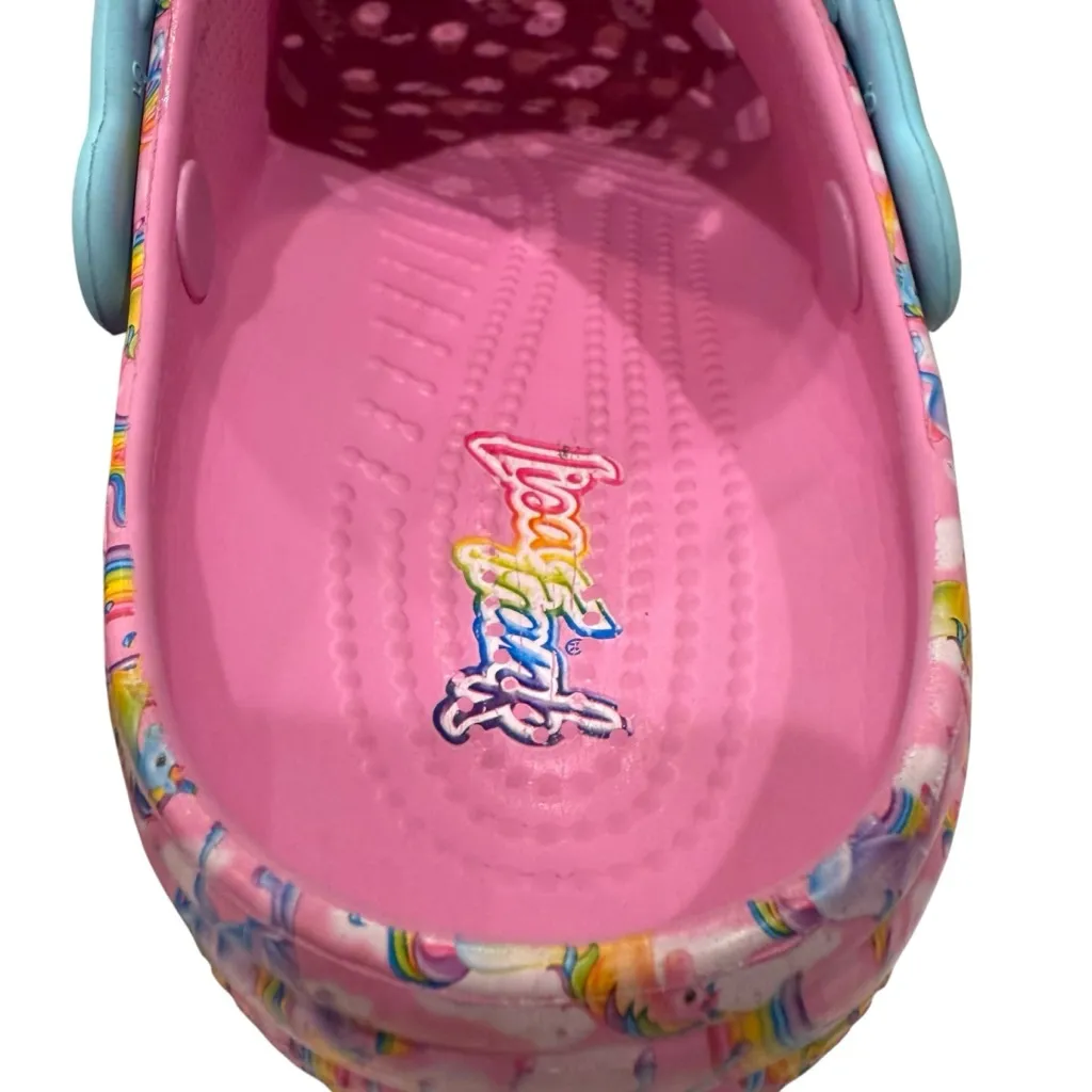 Lisa Frank x Crocs Classic Clog Pink Unicorn Rainbow Print Women’s Size 7 ￼ - Image 7