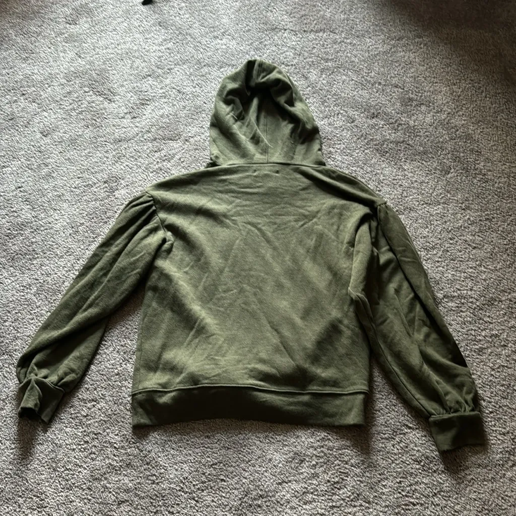 Madewell  Army Green Hoodie SIZE M - Image 5
