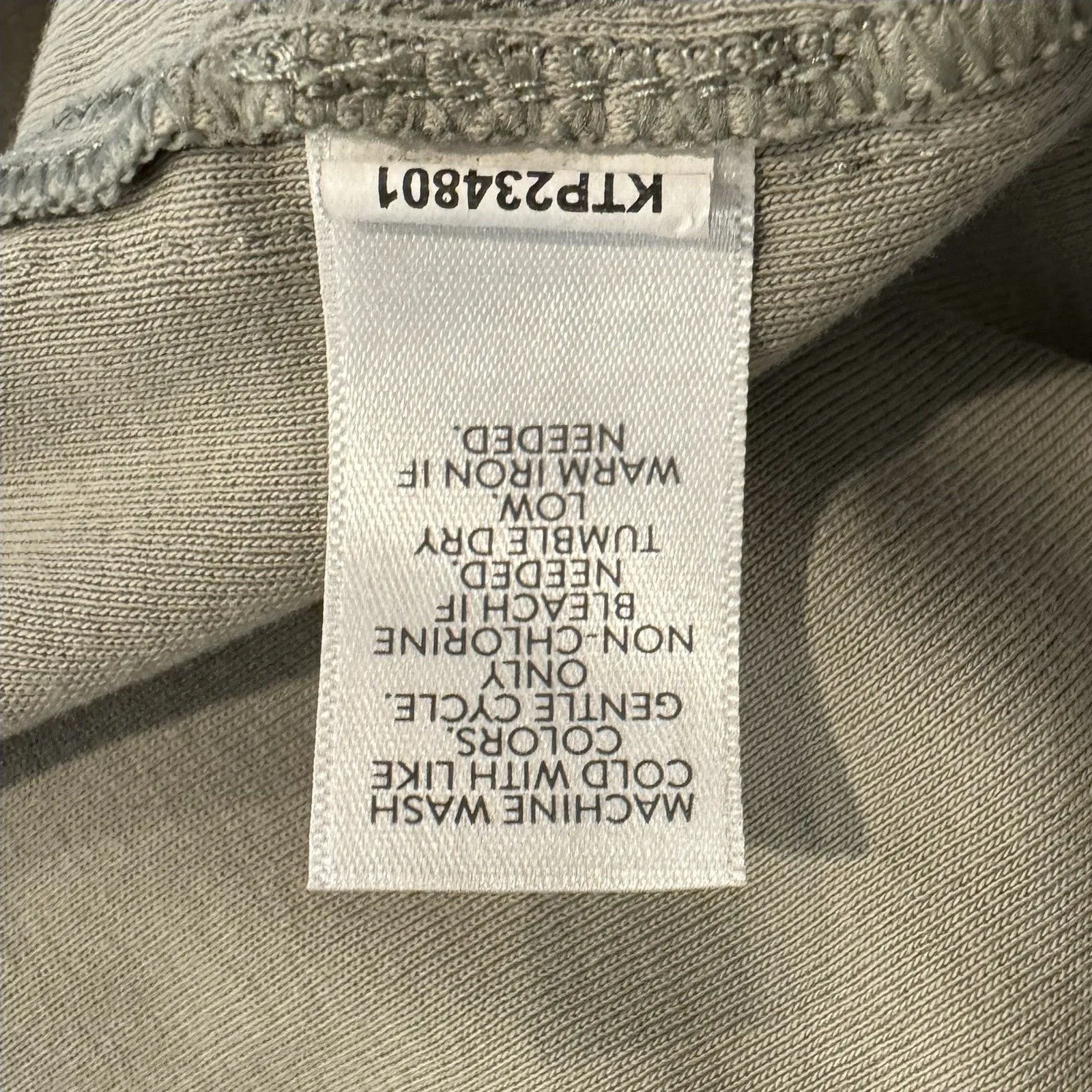 J Jill Top XL Green Pima 3/4 Sleeve Scoop Neck Tee Everyday Wear Casual Layer - Image 5