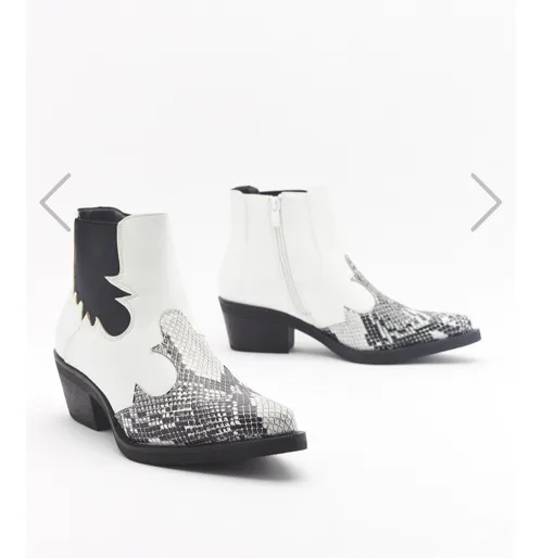 Nasty Gal White Booties  - Image 2