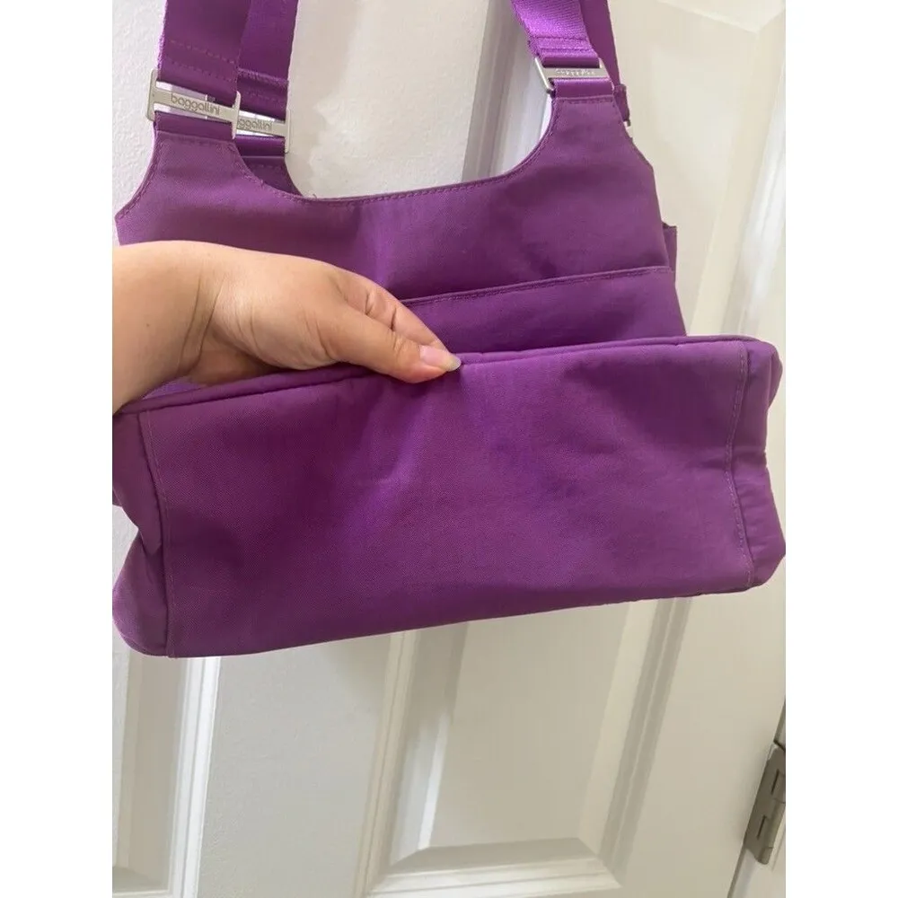 BAGGALLINI SIDEKICK HOBO STATCHEL BAG Purple - Image 4