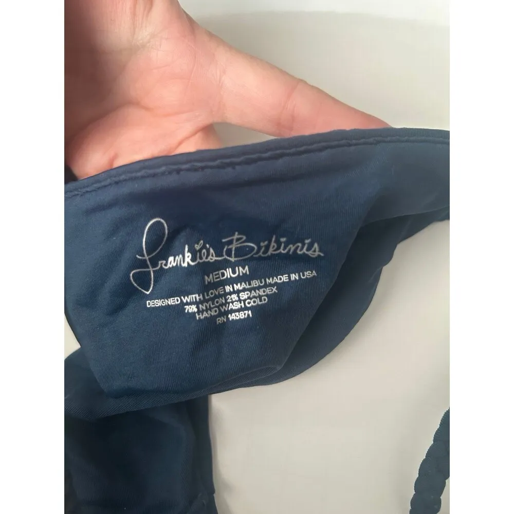 Frankie’s Bikinis Mimi Bikini bottoms, braided side straps M - Image 3