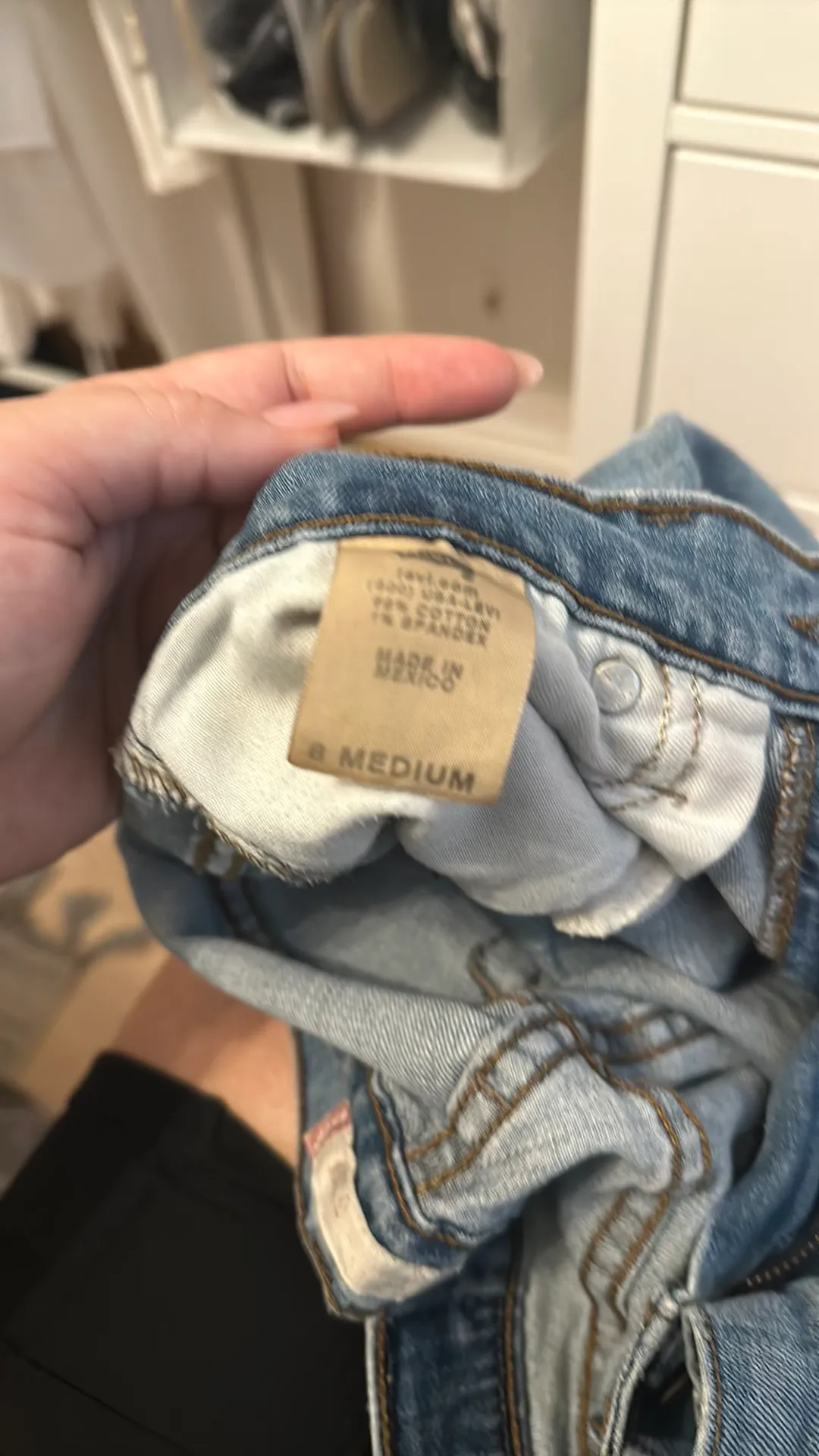 Vintage Jeans Cut-off Shorts - Image 8