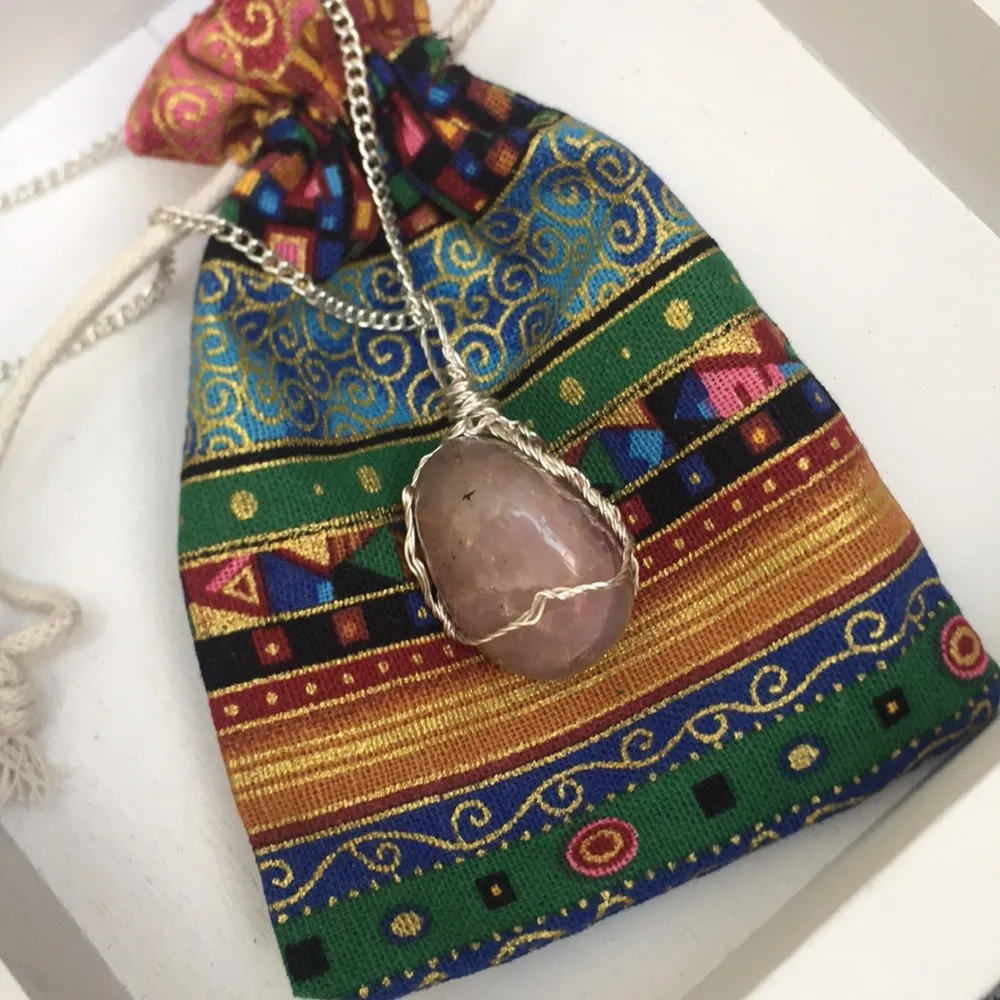 Handcrafted Rose Quartz Wire - Image 5