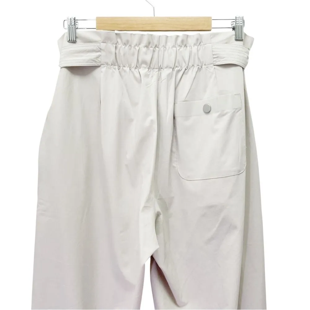 Athleta Skyline Pant II Abalone Grey Paperbag Waist Stretch Size 12 Quick Dry - Image 8