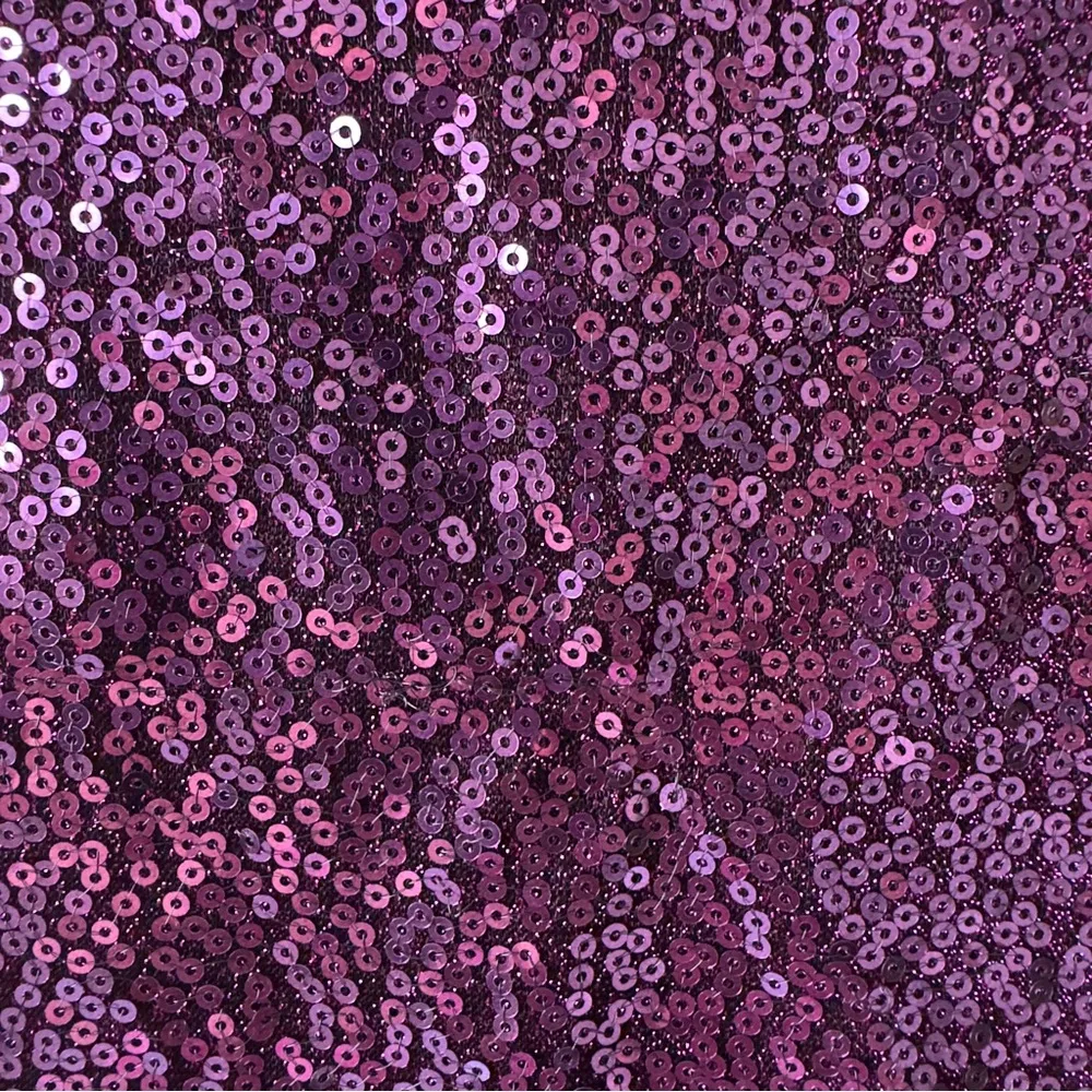 Betsey Johnson Purple Sequin spaghetti strap Sleeveless Bodycon mini Dress slit - Image 8